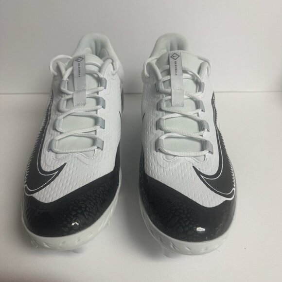 Nike Men’s Alpha Huarache Low Baseball Cleat White Size 13 M main image 6